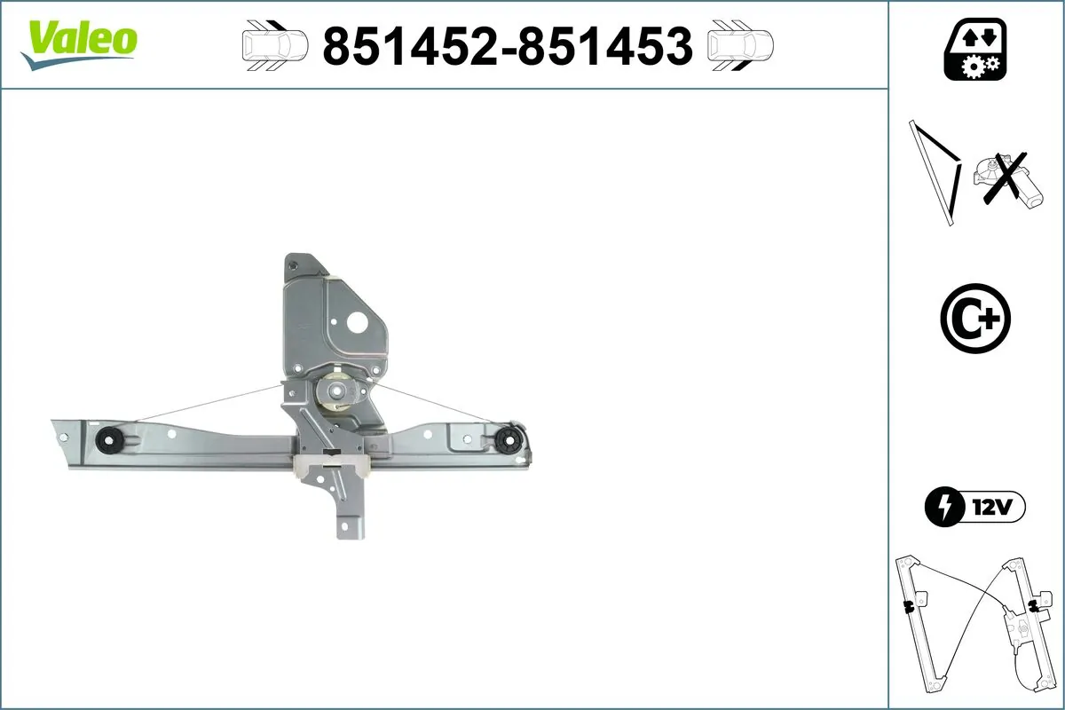 VALEO 851452 Window Regulator