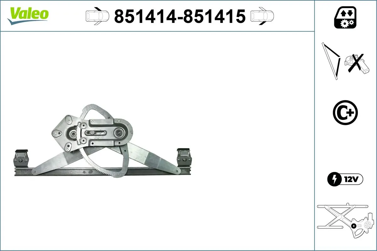 VALEO 851414 Window Regulator