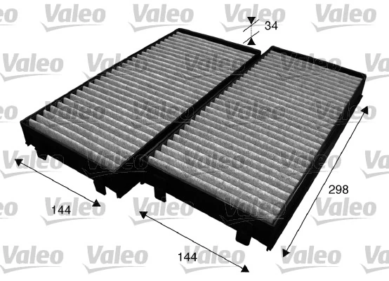 Filter, cabin air VALEO PROTECT 715584