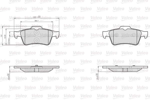Brake Pad Set, disc brake OPTIPACK for LCV 872482