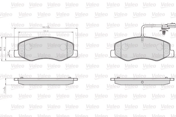 Brake Pad Set, disc brake OPTIPACK for LCV 872172