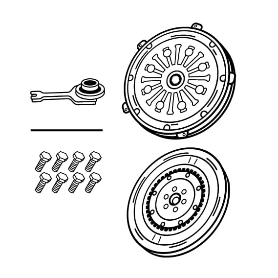 Clutch Kit DDC FULLPACK DMF 855302