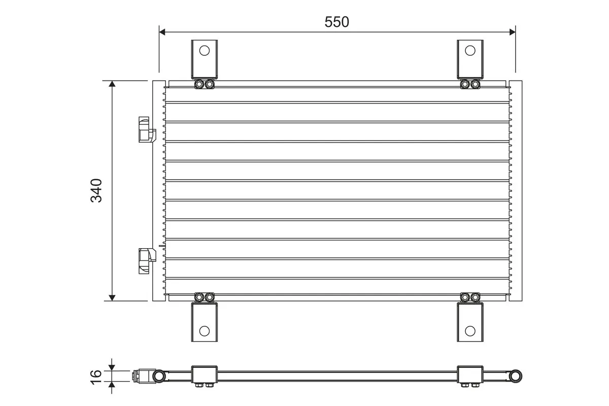 Condenser, air conditioning 818018