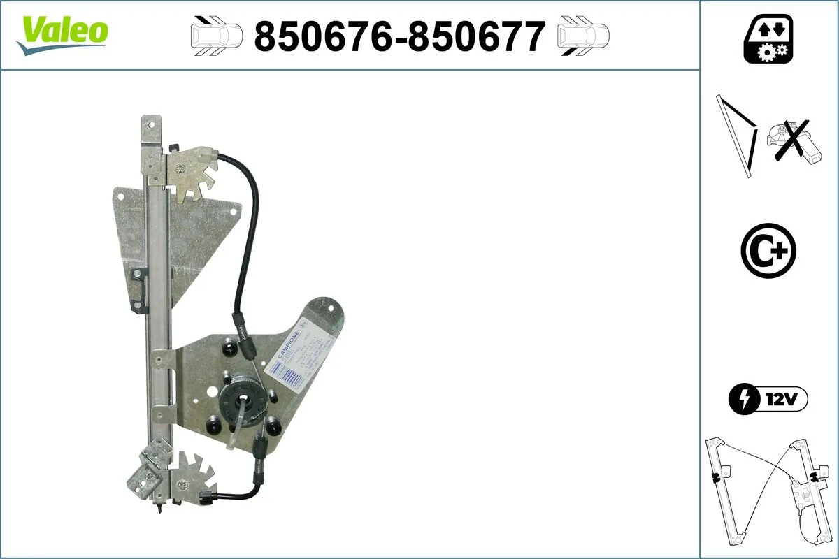 VALEO 850676 Window Regulator