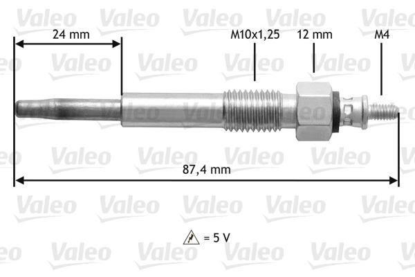 VALEO 345176 Glow Plug