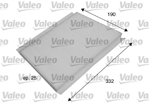 Filter, cabin air VALEO ESSENTIAL 698701