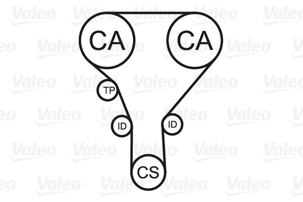 VALEO 614611 Water Pump & Timing Belt Kit
