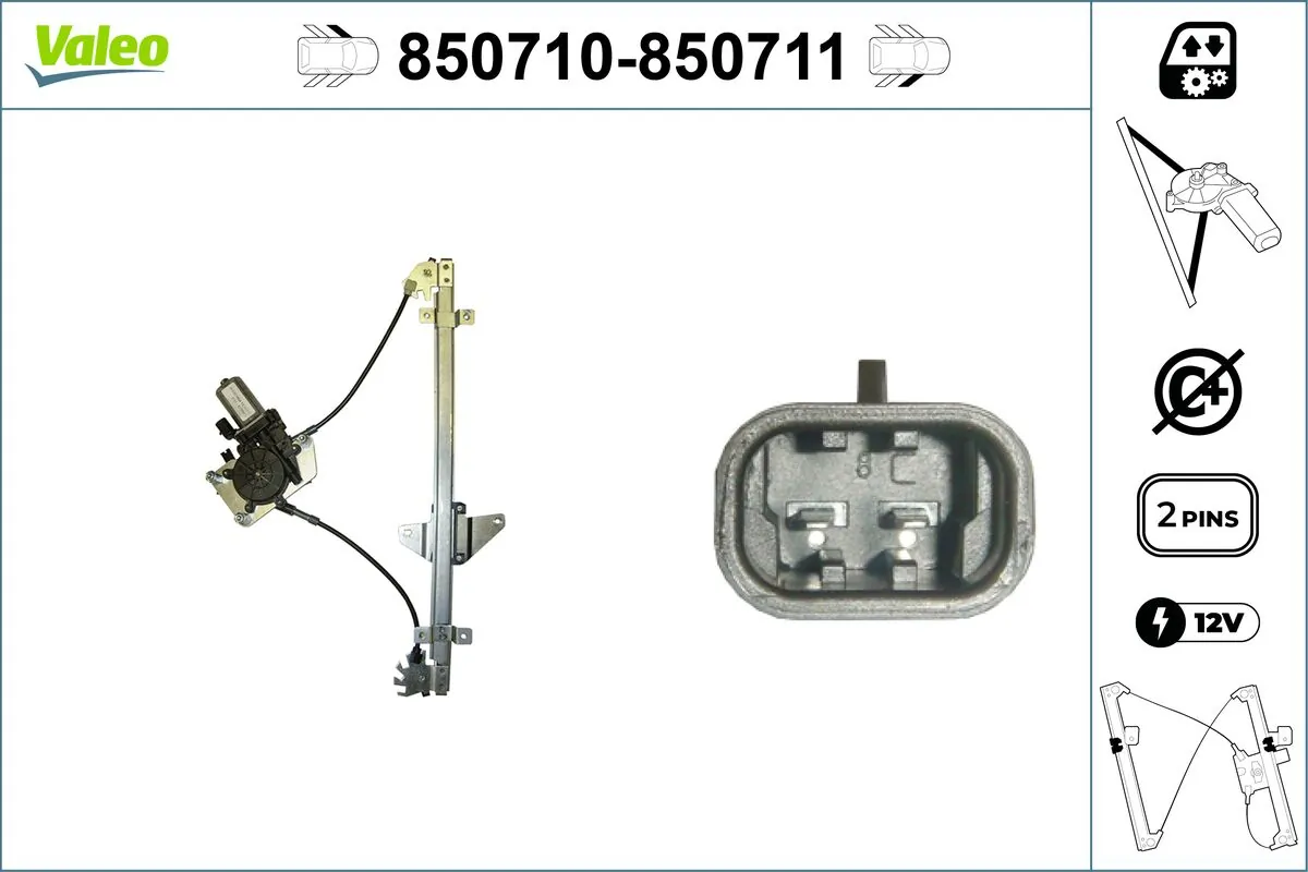 VALEO 850710 Window Regulator
