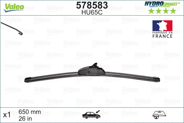 Wiper Blade HYDROCONNECT UPGRADE 578583