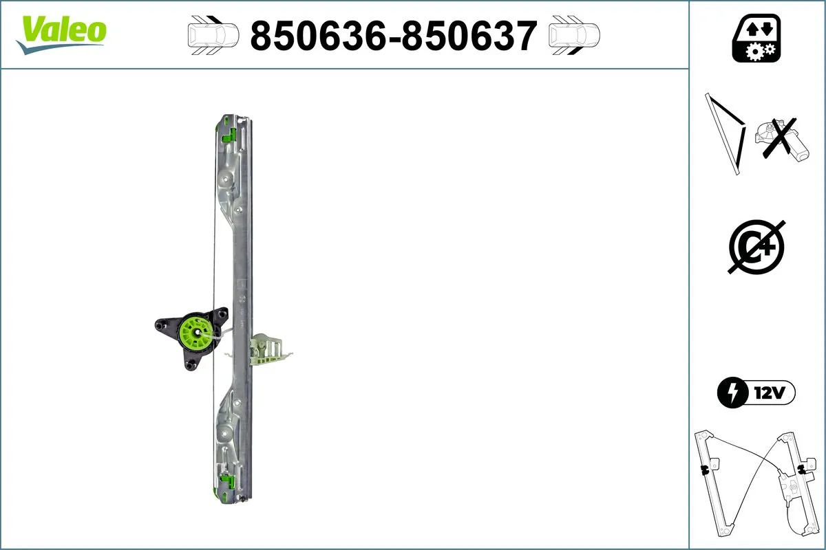 VALEO 850636 Window Regulator