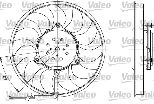 Fan, engine cooling 698611