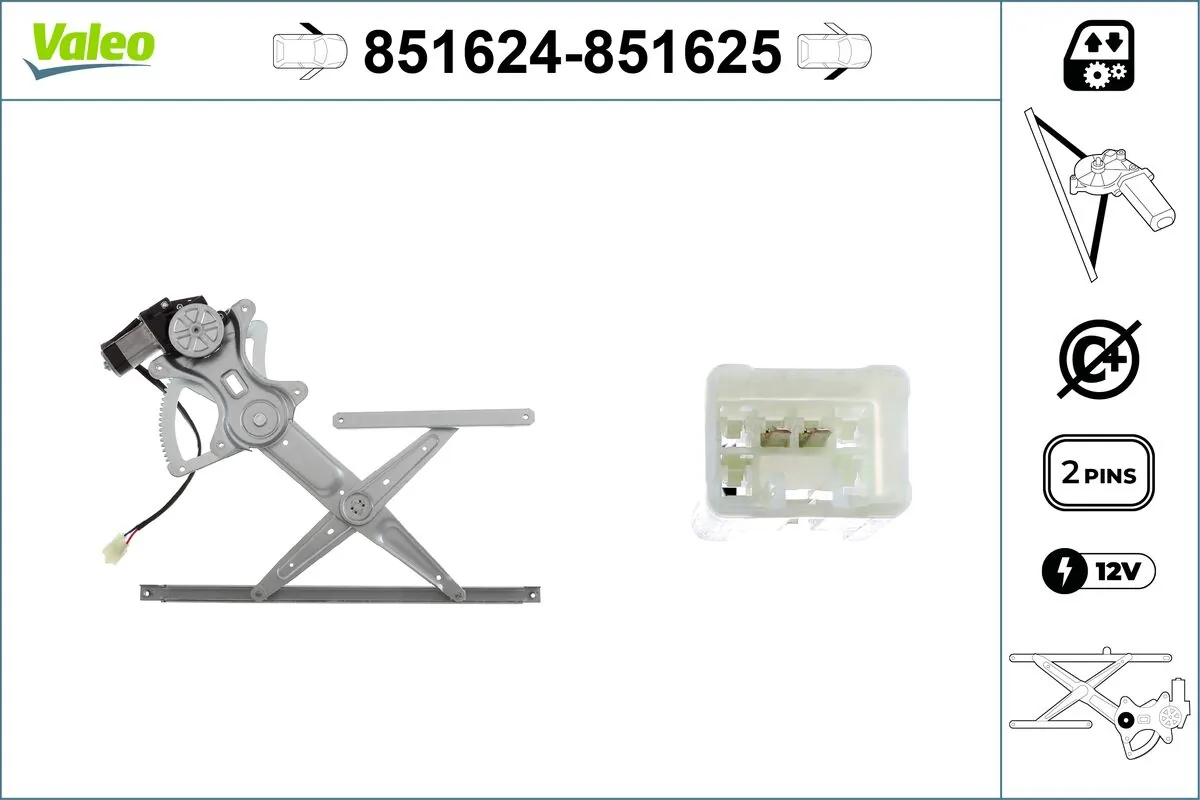 VALEO 851624 Window Regulator