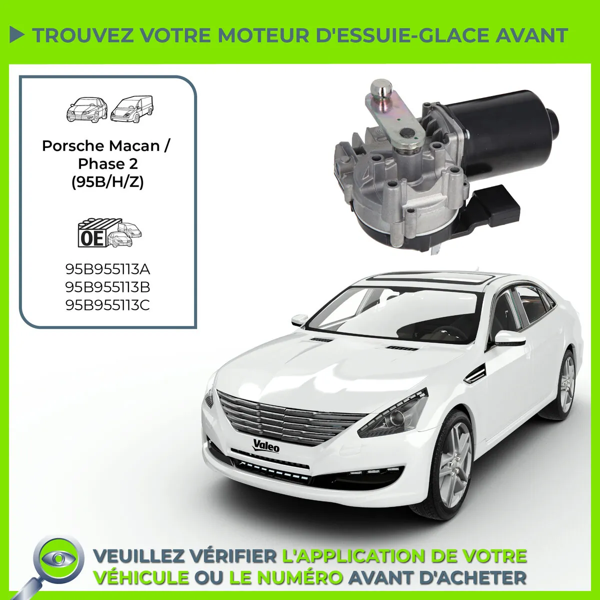 VALEO 582671 Wiper Motor