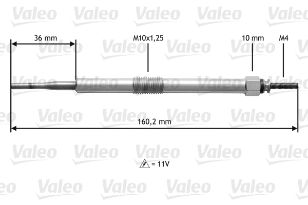 VALEO 345144 Glow Plug