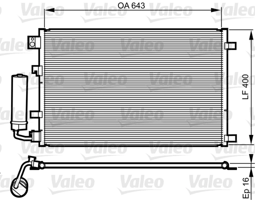 Condenser, air conditioning 814008