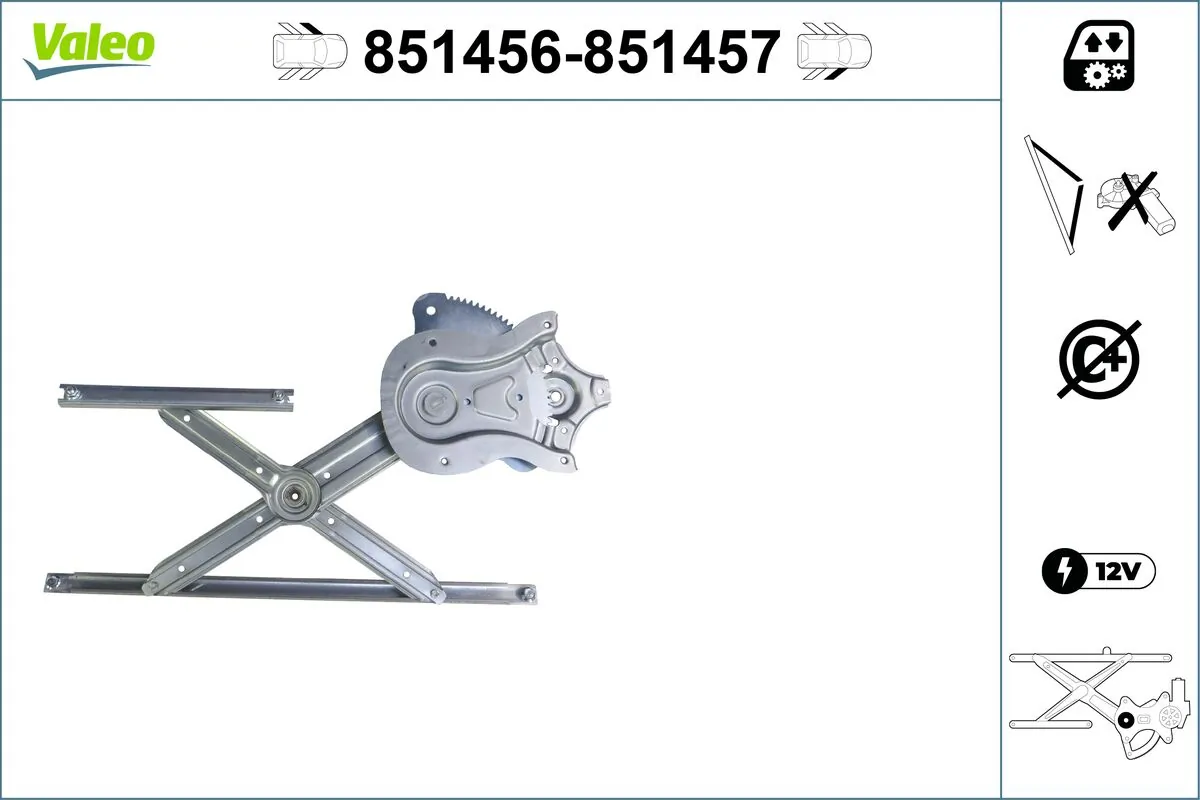 VALEO 851456 Window Regulator