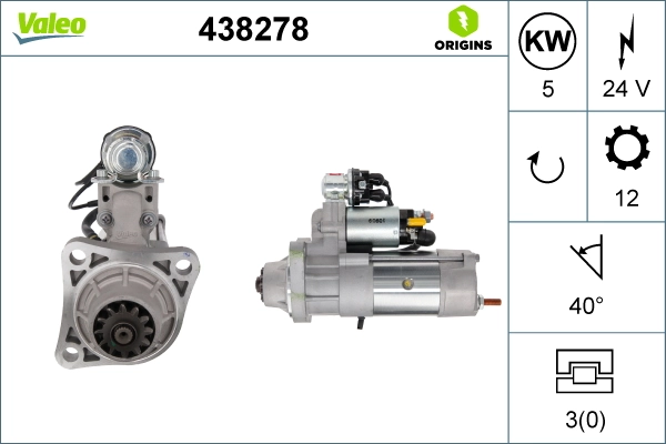 VALEO 438278 Starter