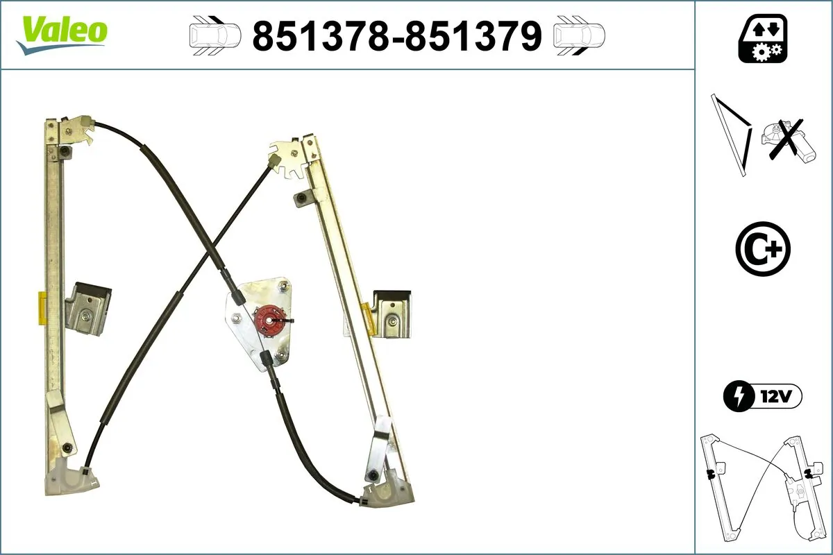 VALEO 851378 Window Regulator
