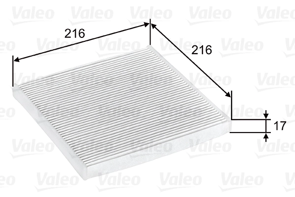 Filter, cabin air VALEO ESSENTIAL 698796