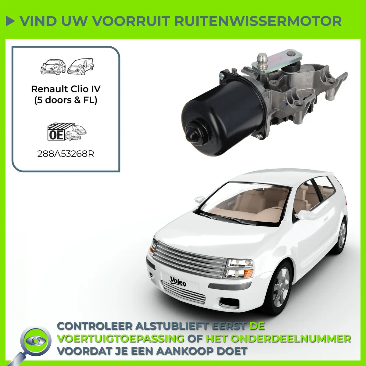 VALEO 582756 Wiper Motor