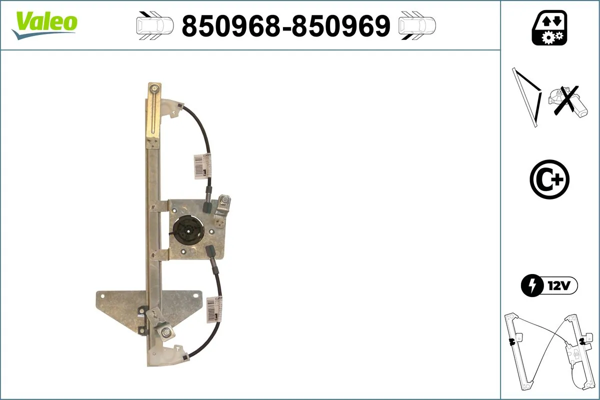 VALEO 850968 Window Regulator