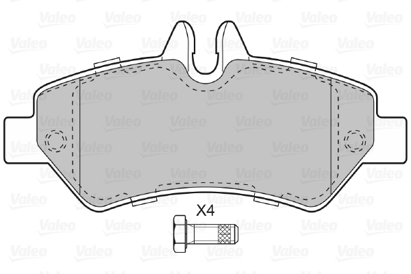 Brake Pad Set, disc brake 598876