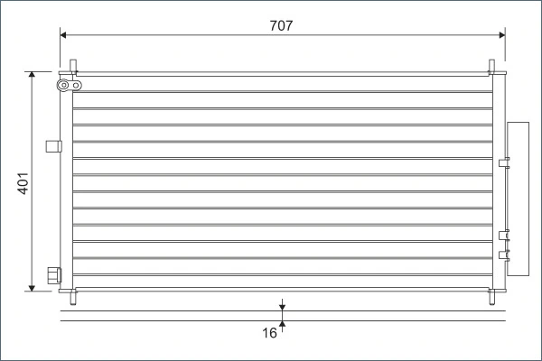 Condenser, air conditioning 822593