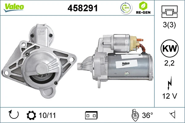 VALEO 458291 Starter