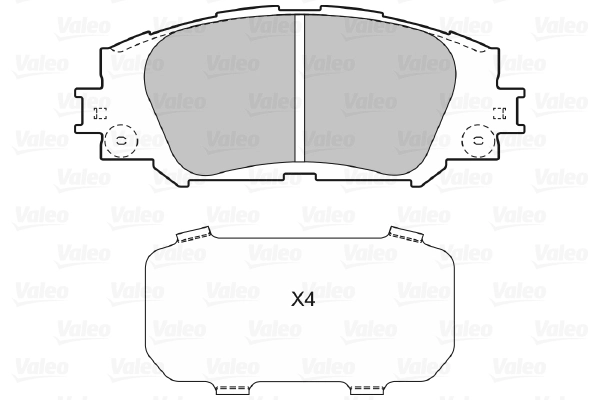 Brake Pad Set, disc brake 598943