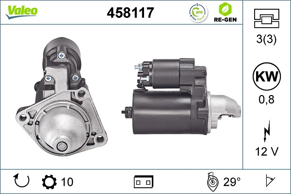 VALEO 458117 Starter