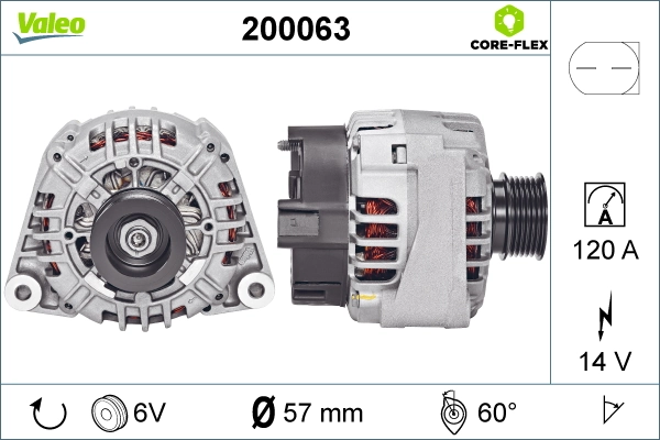 VALEO 200063 Alternator