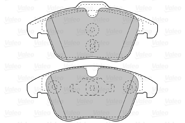 Brake Pad Set, disc brake 601056