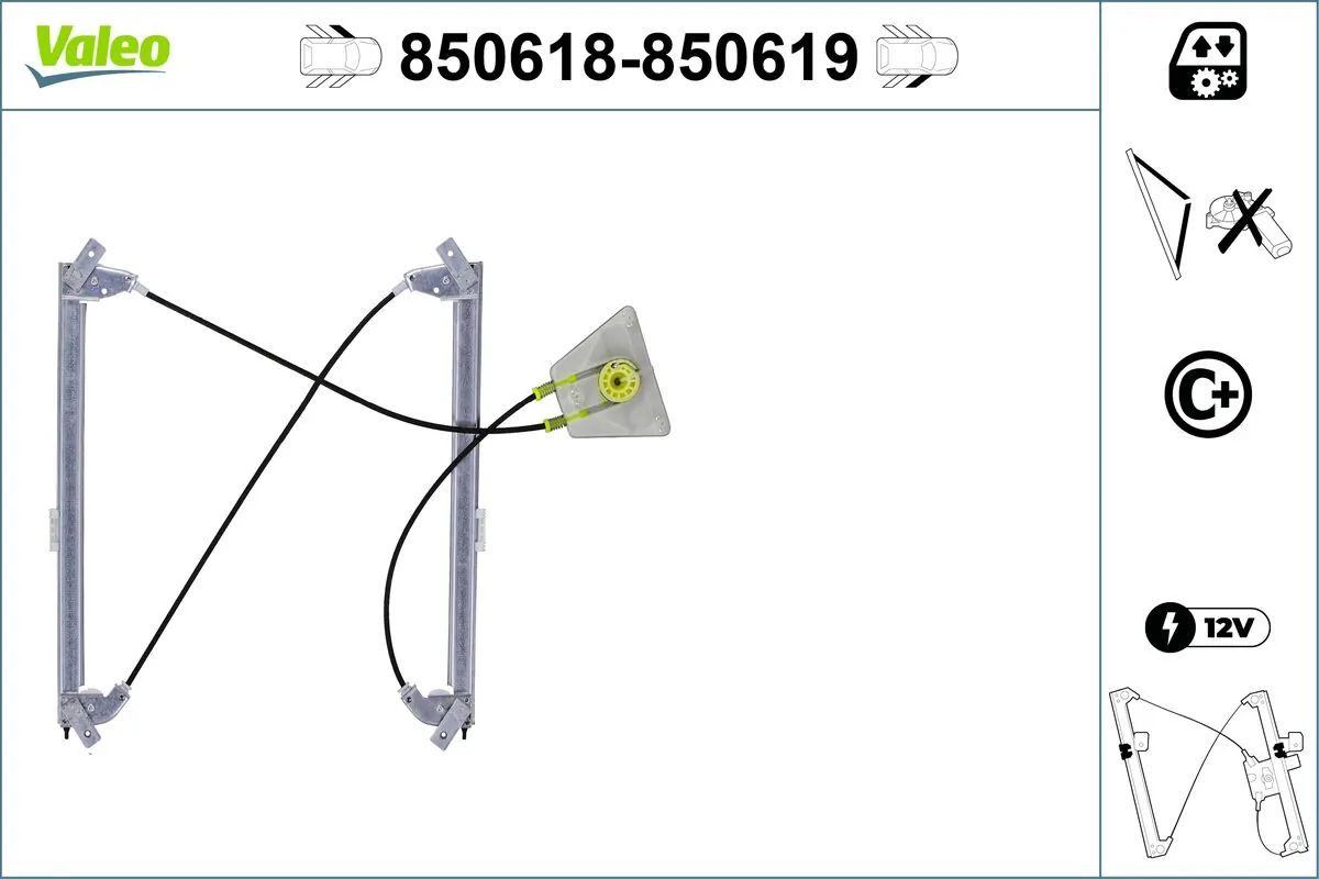 VALEO 850618 Window Regulator