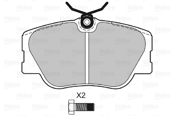 Brake Pad Set, disc brake 598315