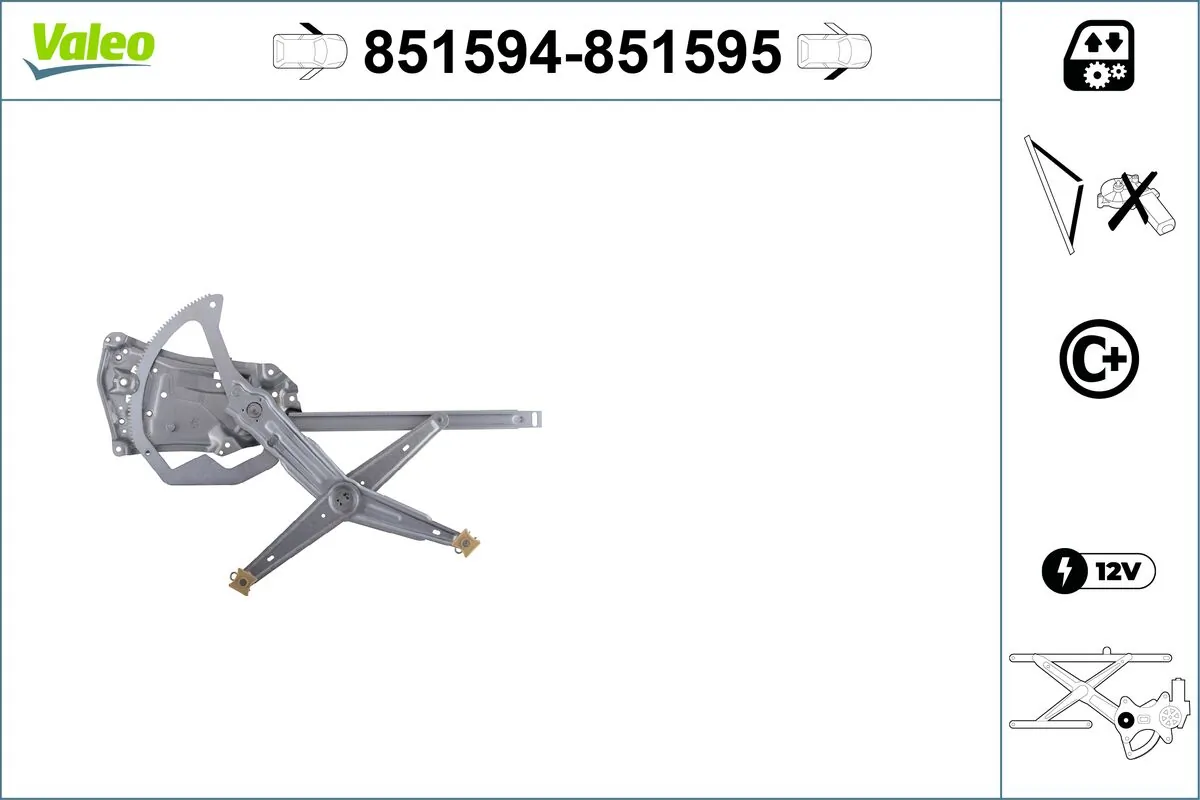 VALEO 851594 Window Regulator