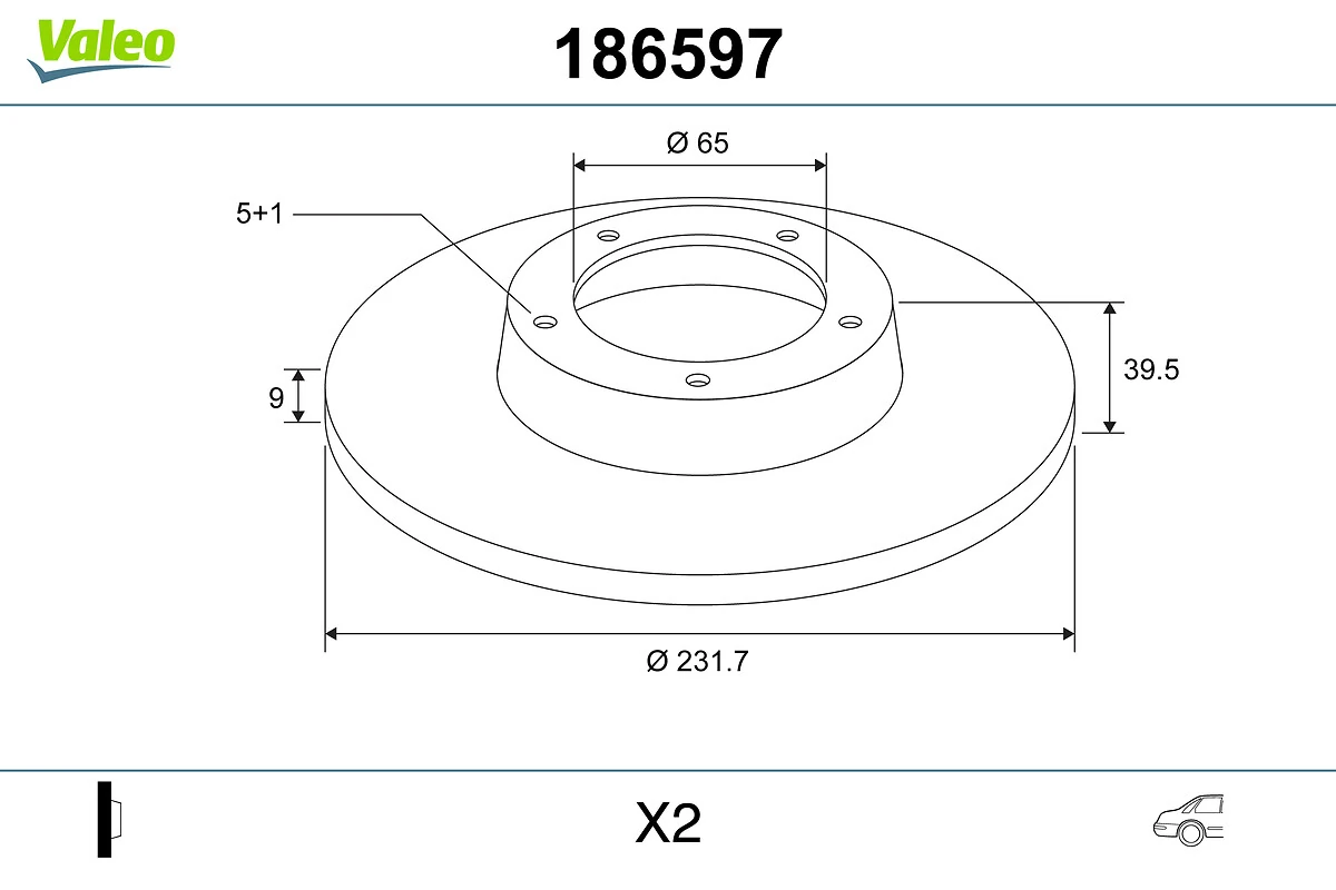 Brake Disc 186597