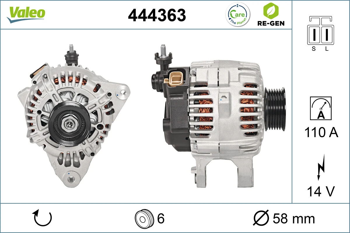 VALEO 444363 Alternator
