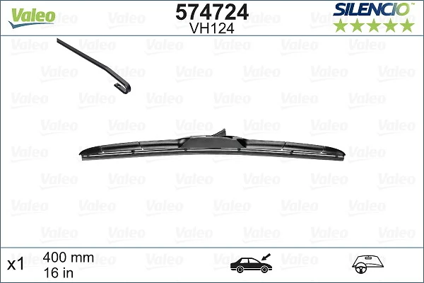 Wiper Blade SILENCIO HYBRID SINGLE 574724