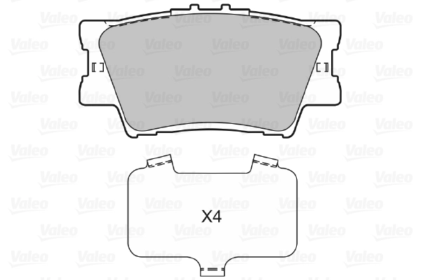 Brake Pad Set, disc brake 598819