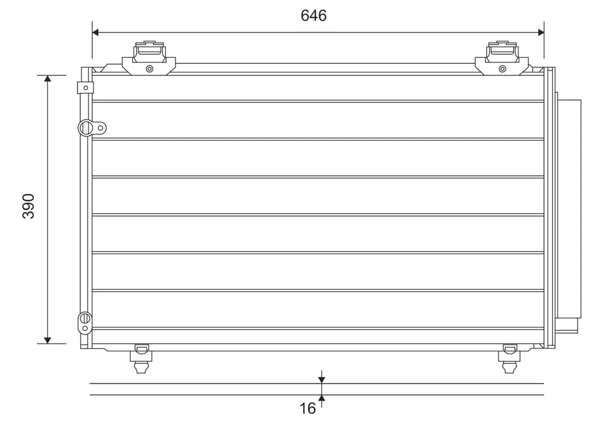 Condenser, air conditioning 814211