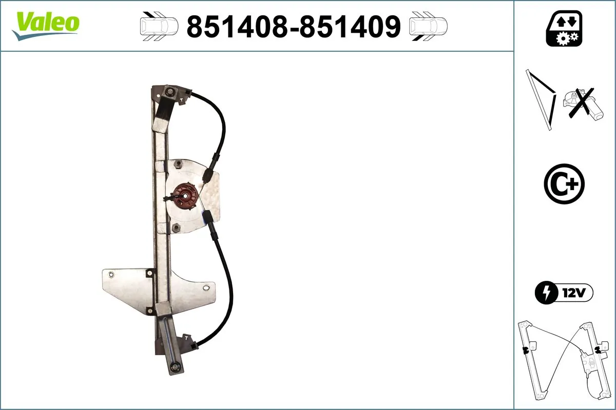 VALEO 851408 Window Regulator