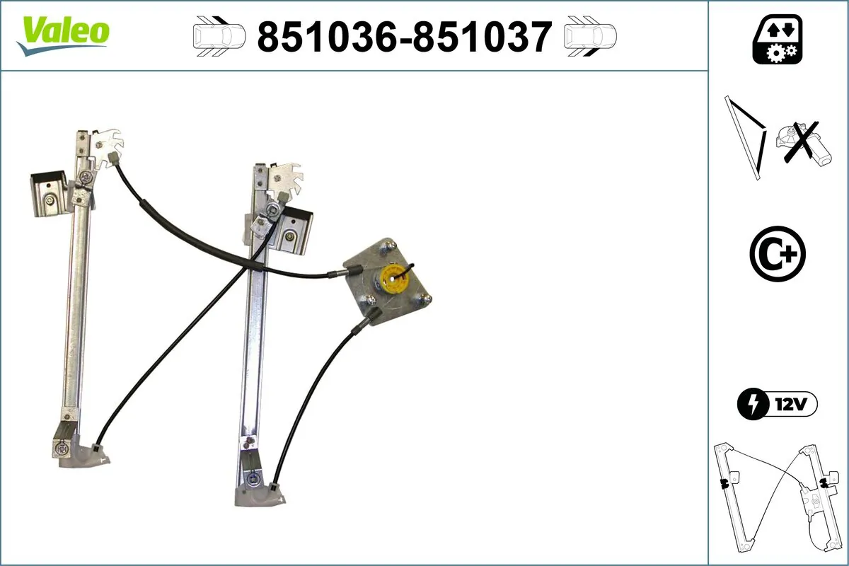 VALEO 851036 Window Regulator