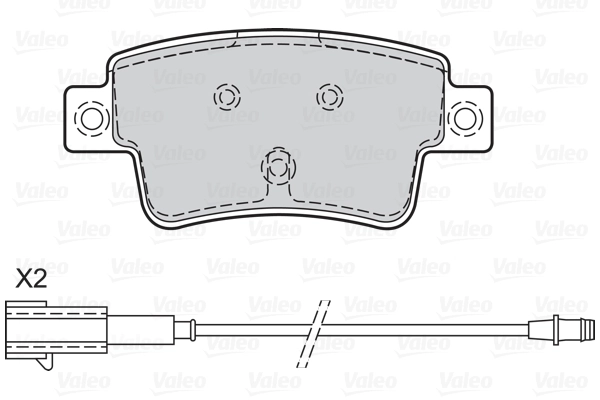 Brake Pad Set, disc brake FIRST 302127