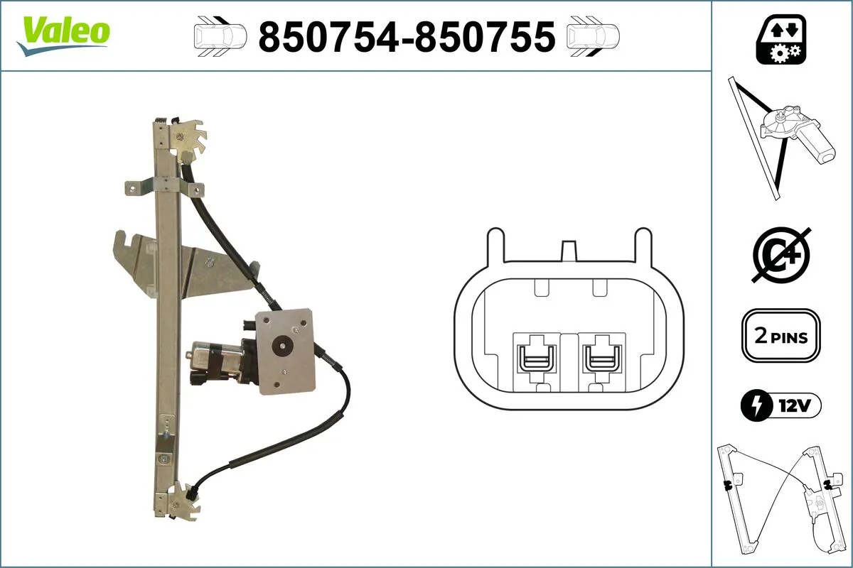 VALEO 850754 Window Regulator