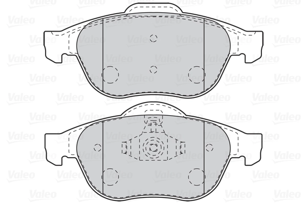 Brake Pad Set, disc brake FIRST 302096