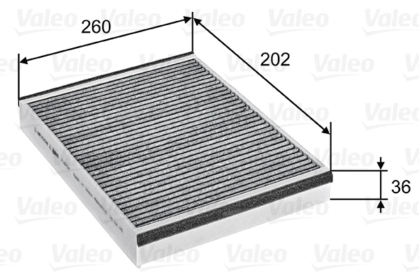 Filter, cabin air VALEO PROTECT 715757