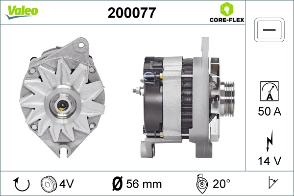 VALEO 200077 Alternator