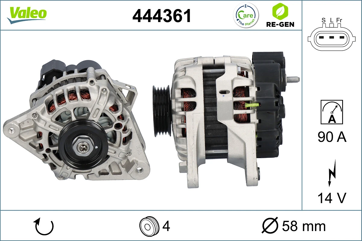 VALEO 444361 Alternator