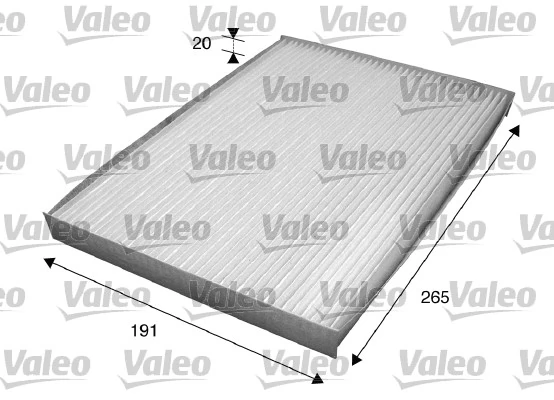 Filter, cabin air VALEO ESSENTIAL 715559