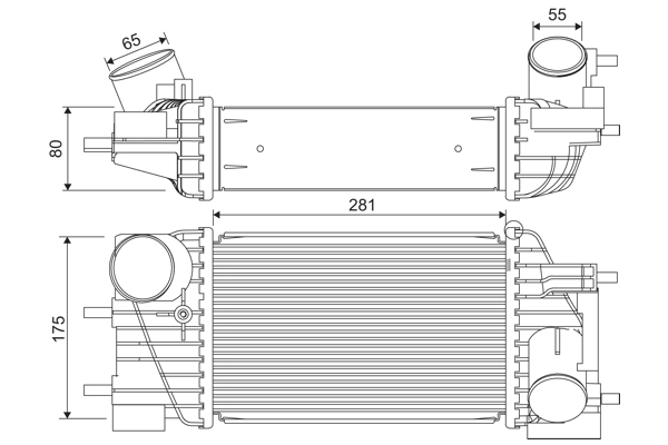 Charge Air Cooler 822919